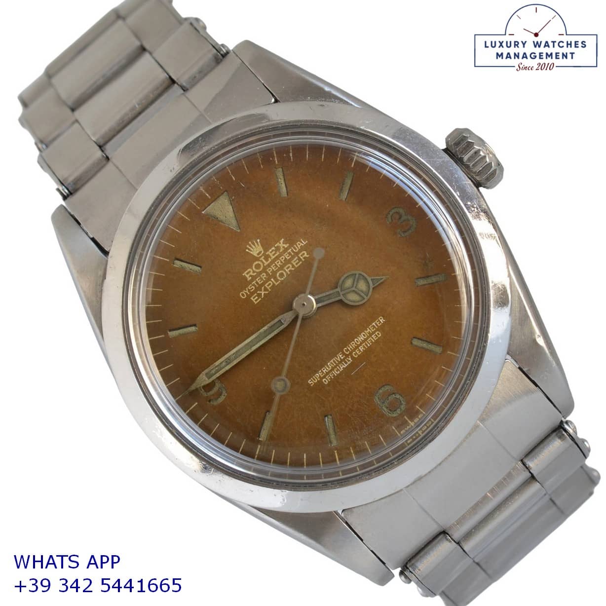 Explorer 1016 Tropical hazelnut gilt galvanic dial 1964 | Trust
