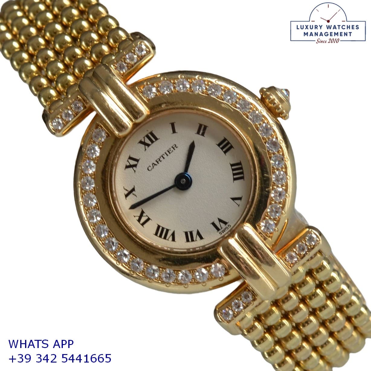 CARTIER OTHERS Colisee Paris 881092 Ladies 24MM Factory diamonds yellow gold 18KT