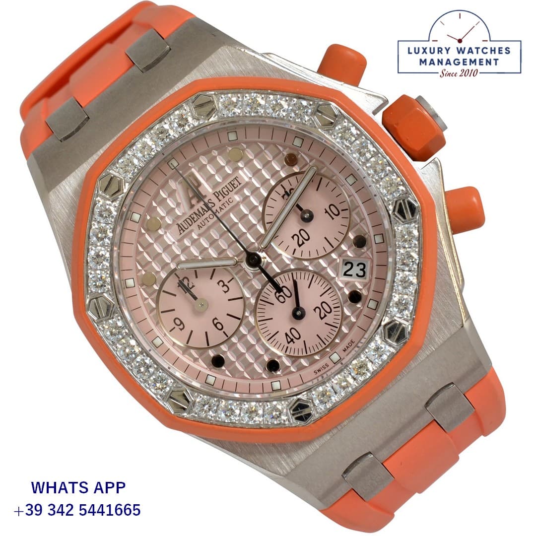 AUDEMARS PIGUET OTHERS Royal Oak Offshore 25986CK Factory diamonds white gold 18KT Full Set