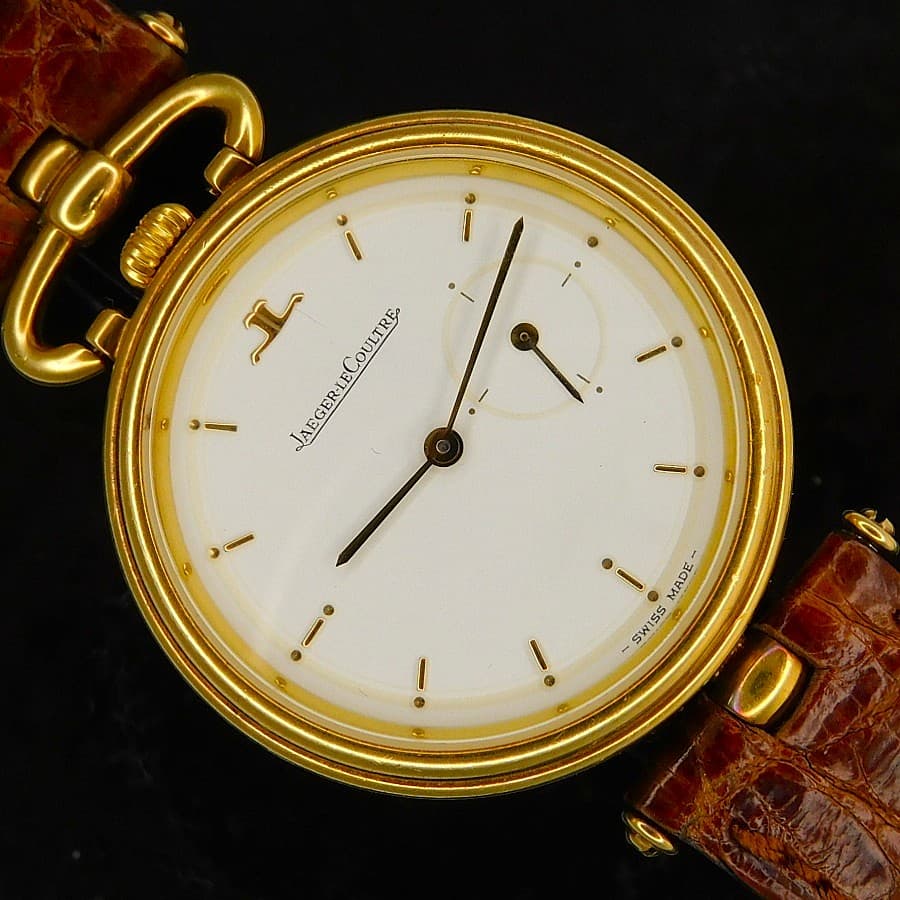 JAEGER-LECOULTRE VINTAGE MODEL 18K SOLID GOLD CLASSICAL TRENCH Ref.141.150.1