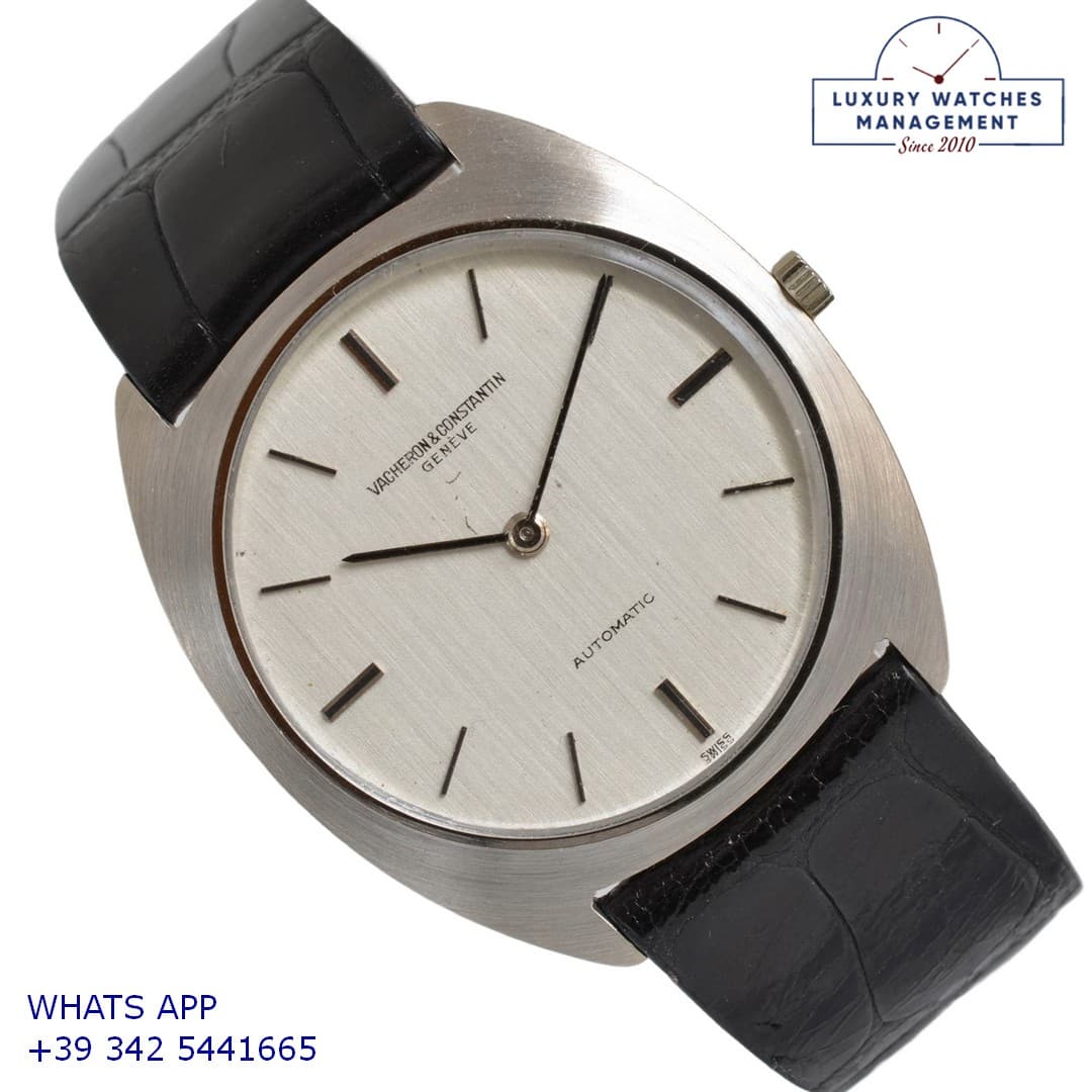 VACHERON CONSTANTIN OTHER Jumbo Ultra-Thin 7595 Texture silver white gold 18KT dial Automatic 19