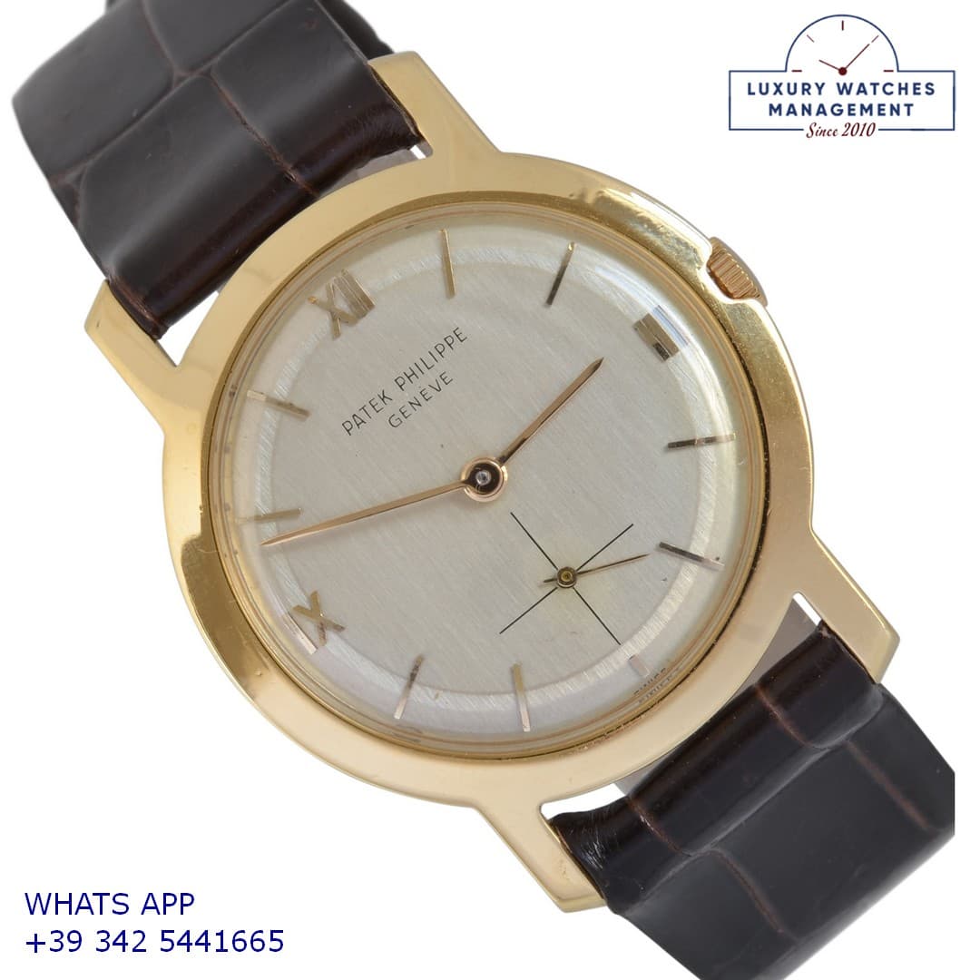 PATEK PHILIPPE CALATRAVA Calatrava 2506 Ultra-Thin silver dial yellow gold 18KT 1954