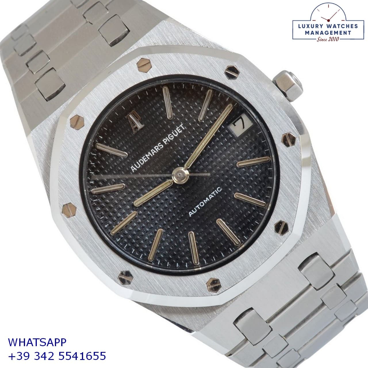 AUDEMARS PIGUET VINTAGE MODEL Royal Oak 14100ST 36MM black automatic 1981 very rare TOP Condition