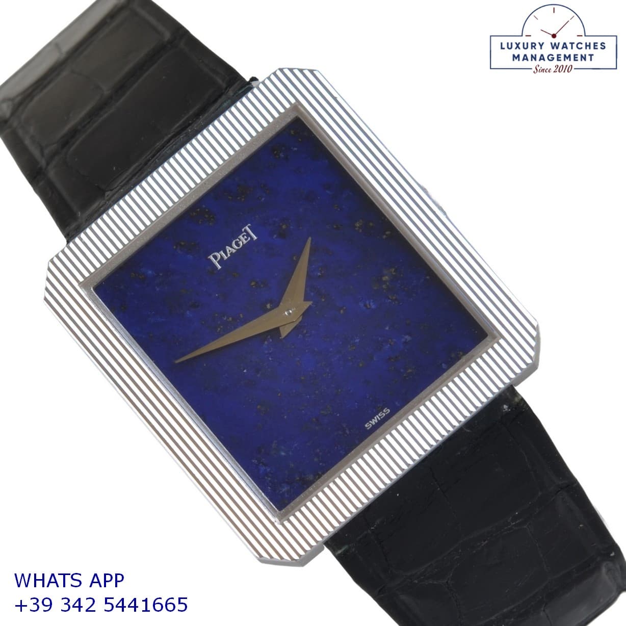 PIAGET OTHERS Protocole 9154 ultra-thin lapislazzuli dial white gold 18KT