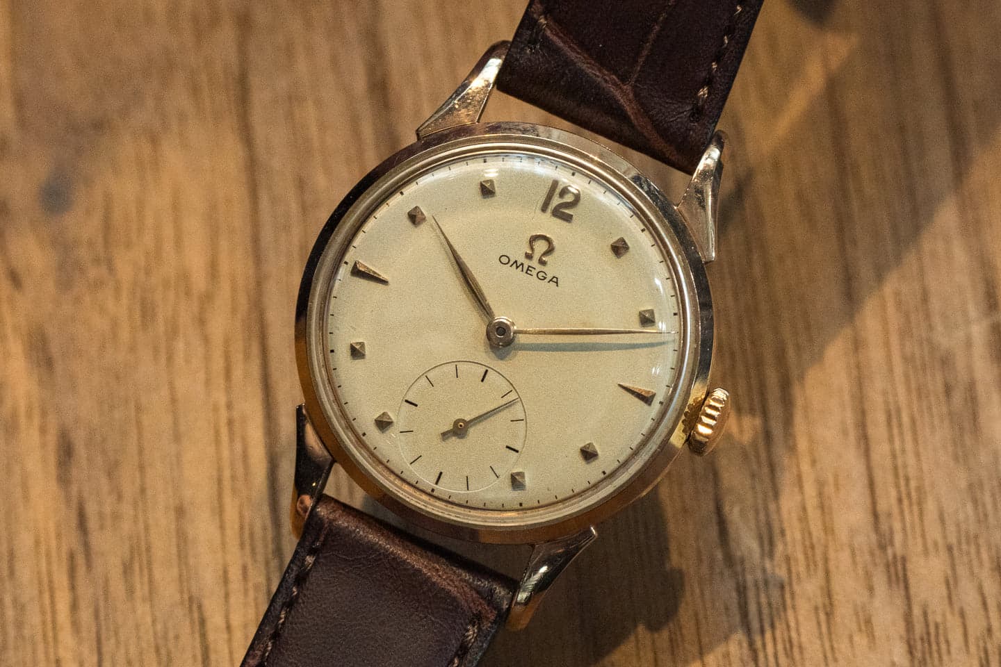 OMEGA VINTAGE MODEL オメガ スモセコ 14KPG Cal.26.5T3 1940年代製