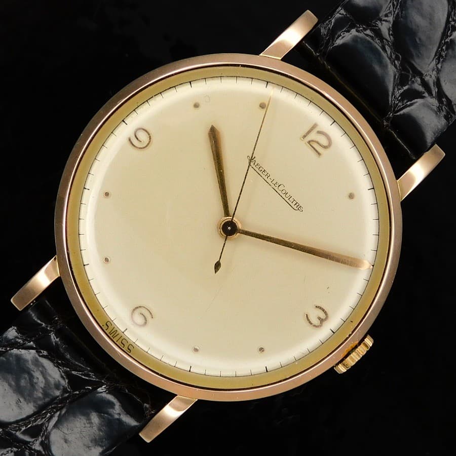 JAEGER-LECOULTRE VINTAGE MODEL Legandary caliber.450 Round 35mm Over 18k Rose Gold Excellent
