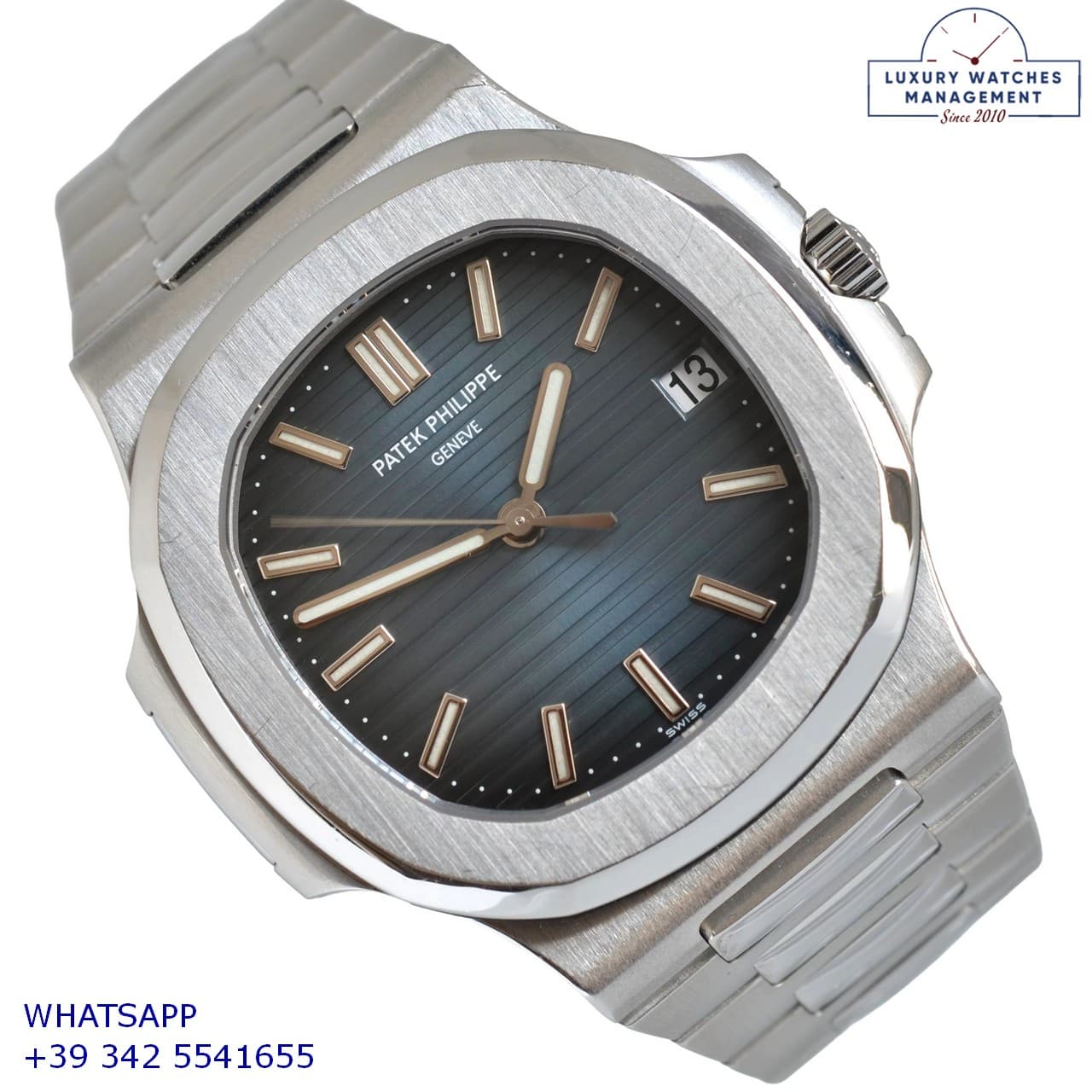 PATEK PHILIPPE NAUTILUS Nautilus 5711 Blue dial Full Set TOP Condition 2011