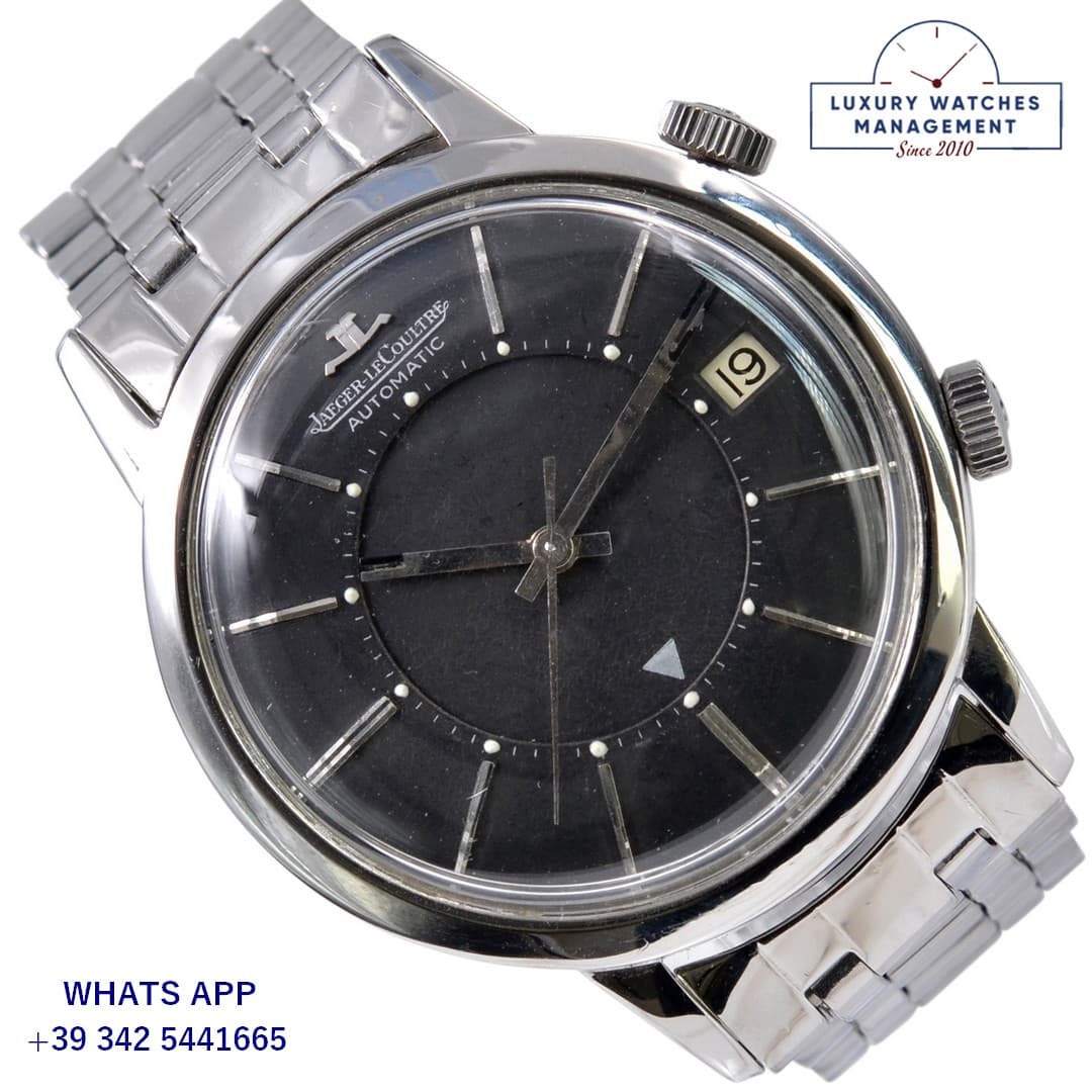 JAEGER-LECOULTRE OTHERS Memovox Jumbo Alarm wrist E855 black dial Automatic steel 1964