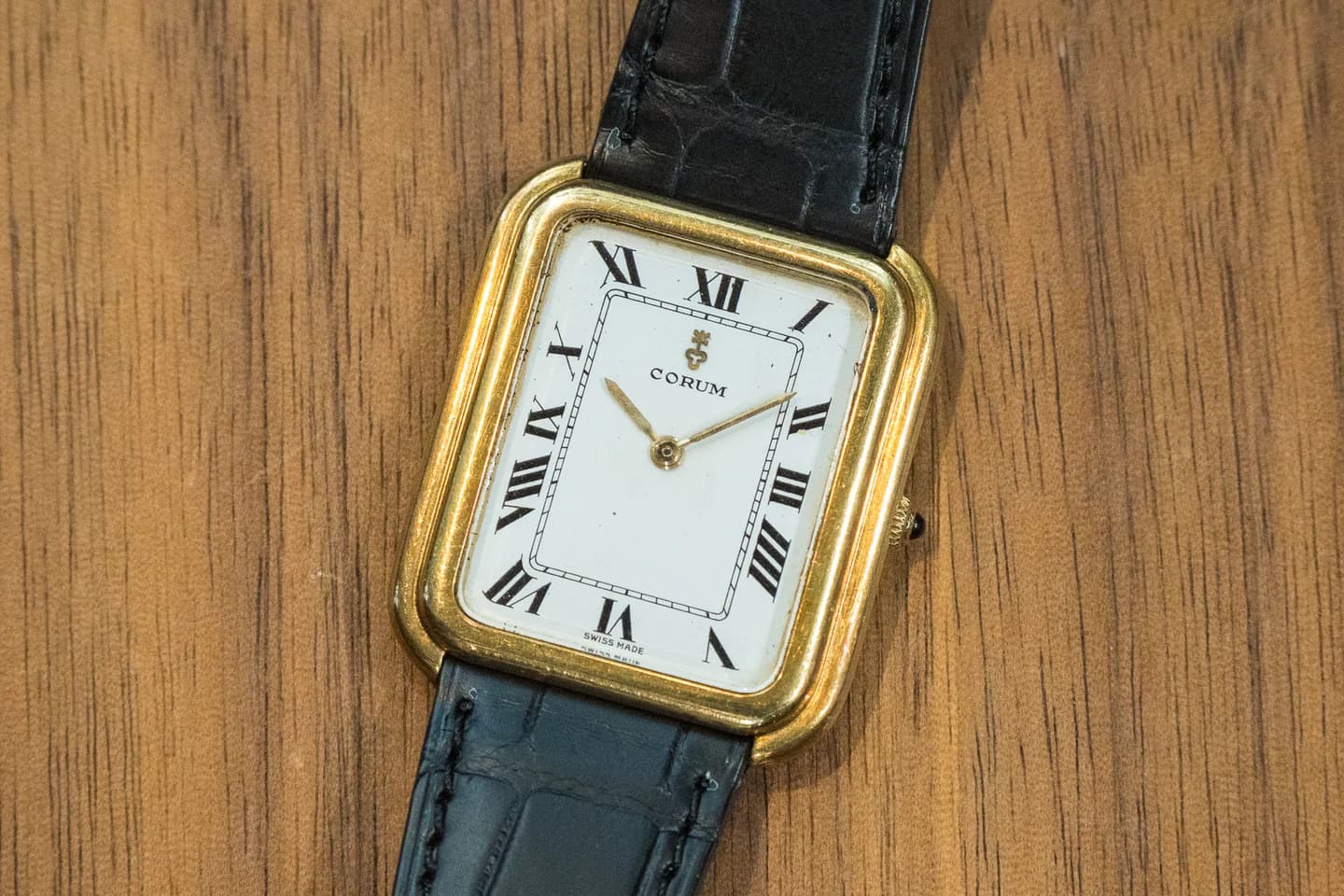 CORUM VINTAGE MODEL CORUM コルム 27118 ステップドタンク レクタンギュラー 18KYG金無垢 1970年代製