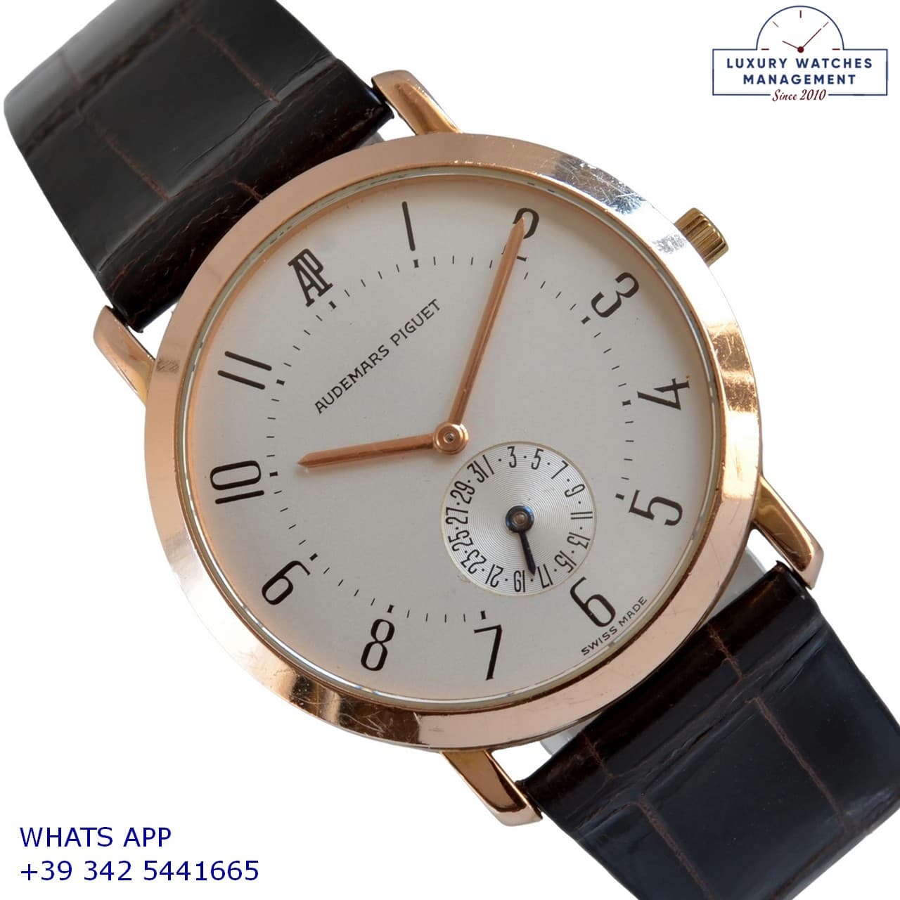AUDEMARS PIGUET OTHERS Classic date OR25660 Silver dial rose gold 18KT