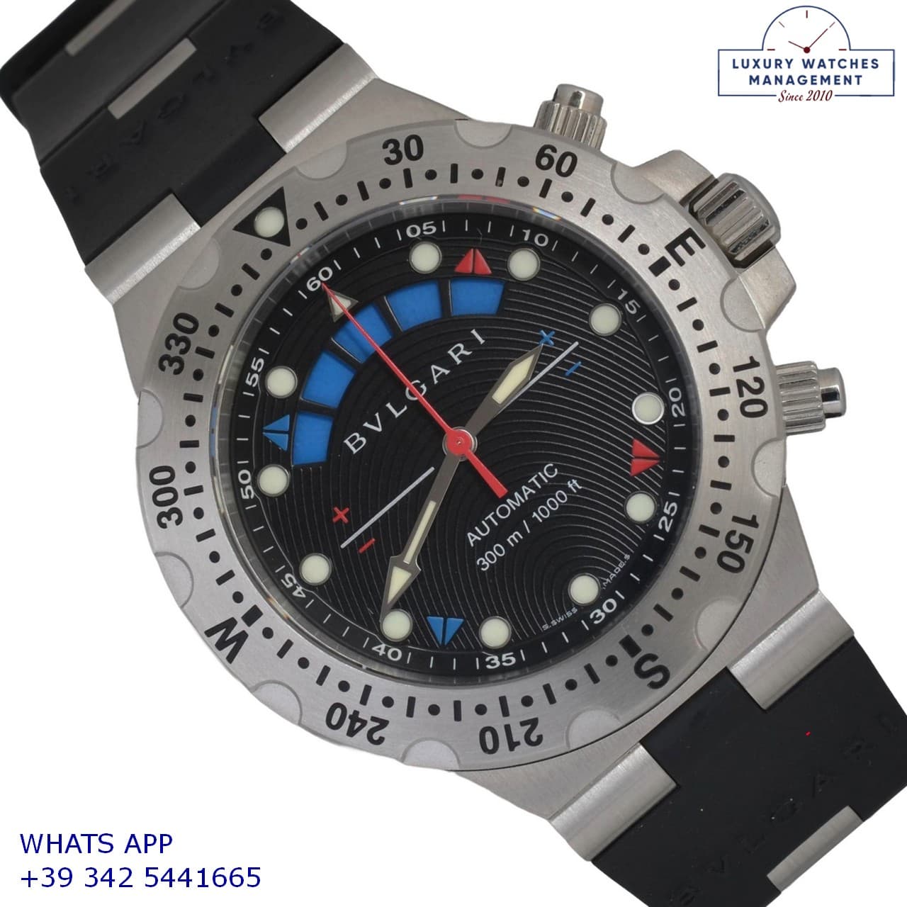 BVLGARI OTHERS Diagono SD 40 S RE Chronograph Regatta Timer 40MM black Full Set 2011