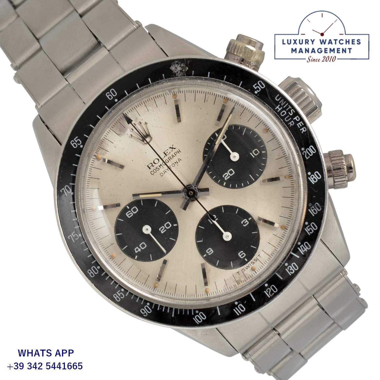 ROLEX OTHER Cosmograph 6240 MK1 millerighe silver dial Full Set 1966