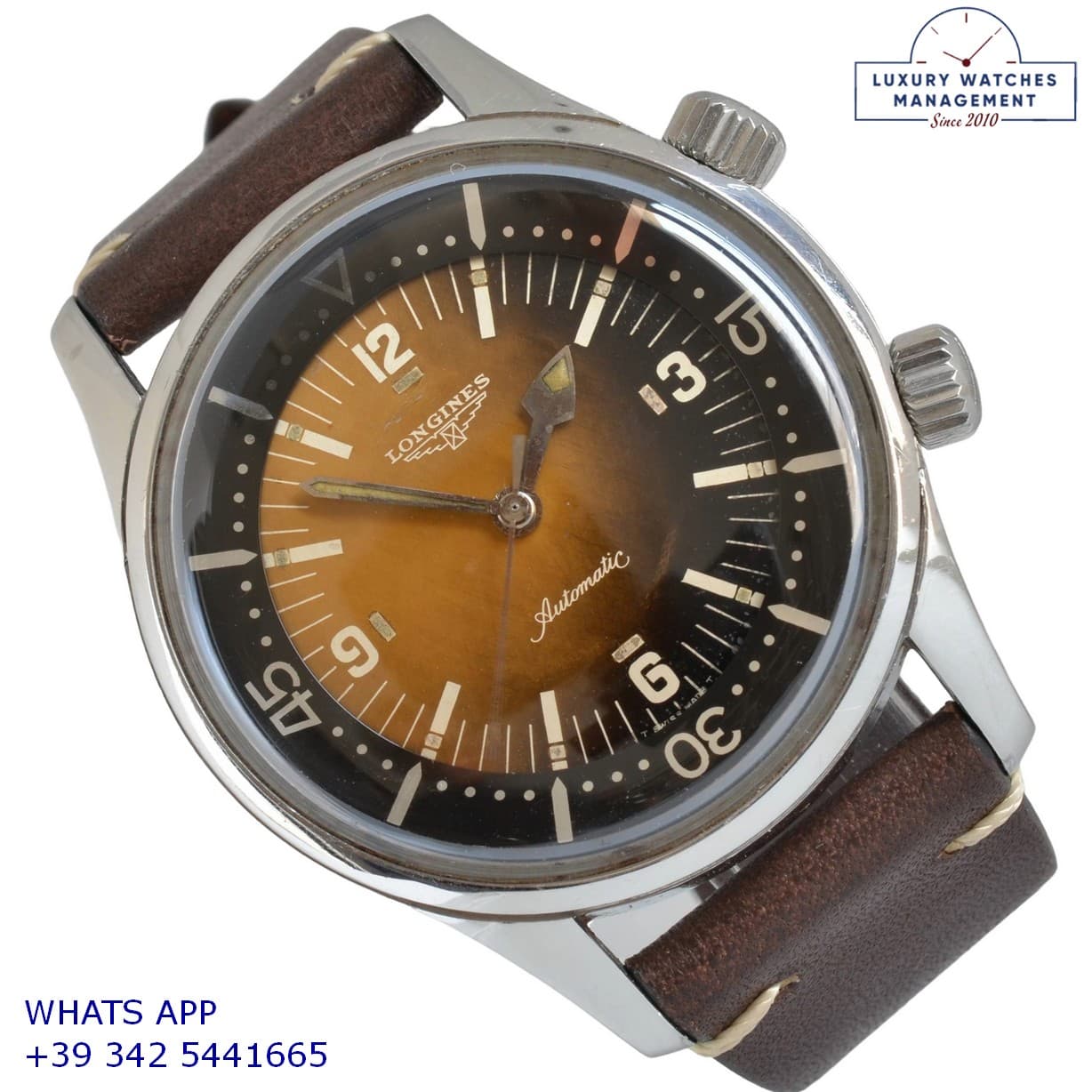 LONGINES OTHERS Legend Diver 7594 Super Compressor Tropical brown of transition 1961