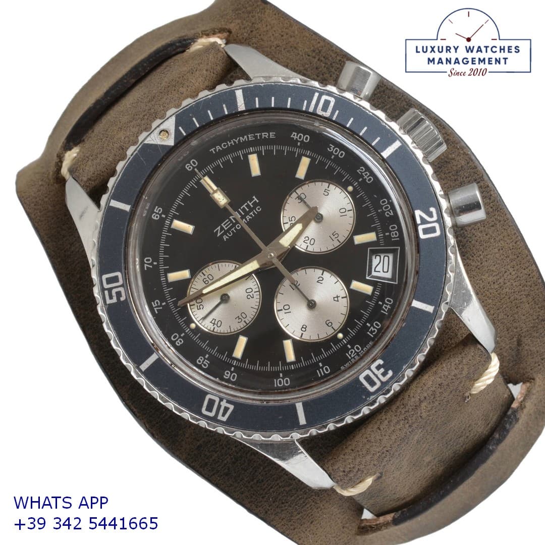 ZENITH OTHER El Primero chronograph De Luca MK1 black dial 1989