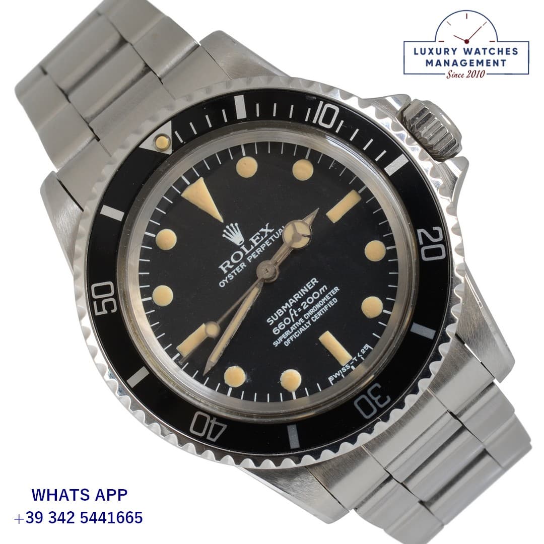 ROLEX SUBMARINER Submariner 5512 MK1 maxi dial 4 lines 1977's