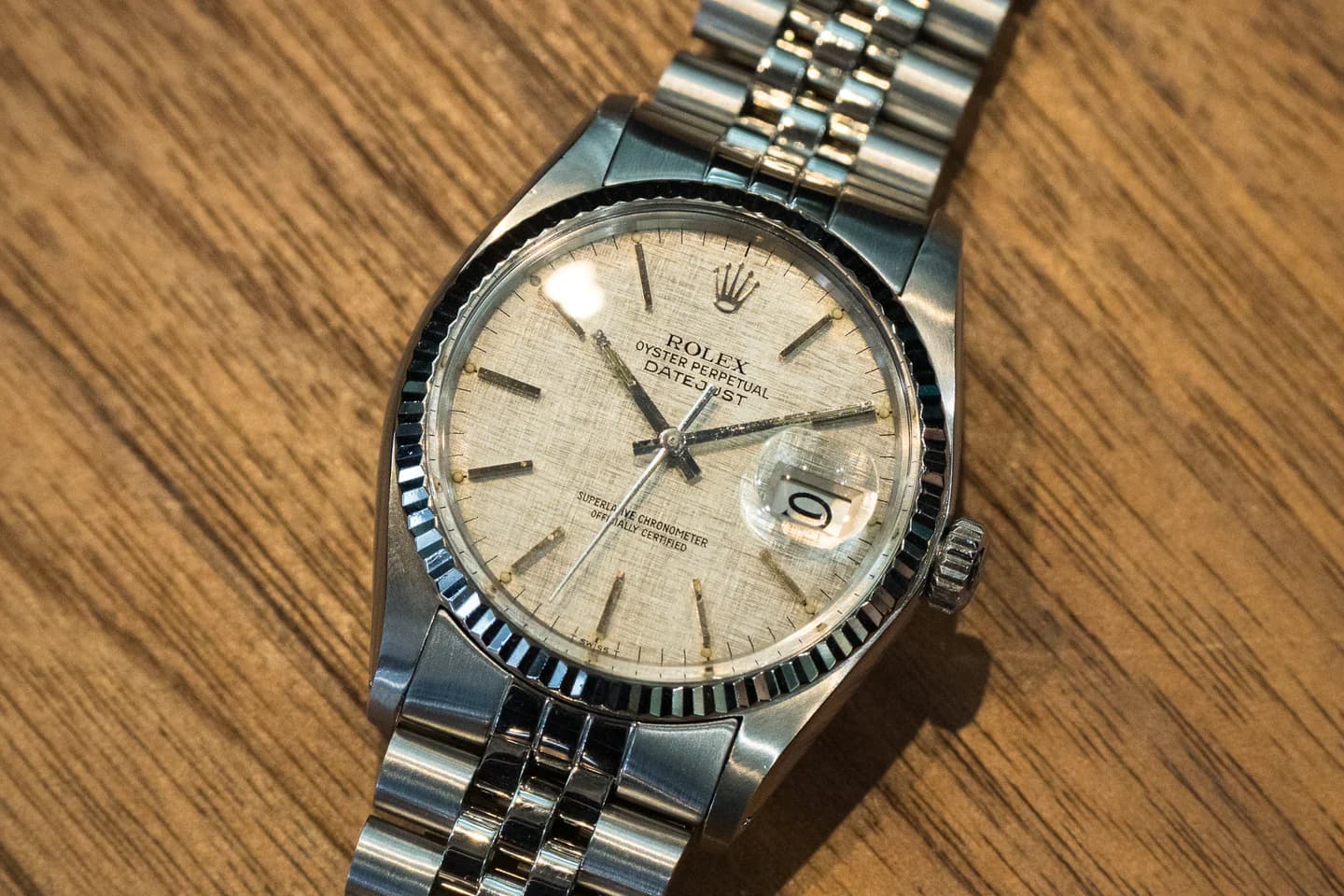 ROLEX DATEJUST ロレックス デイトジャスト 16014 リネンダイヤル 1978年製