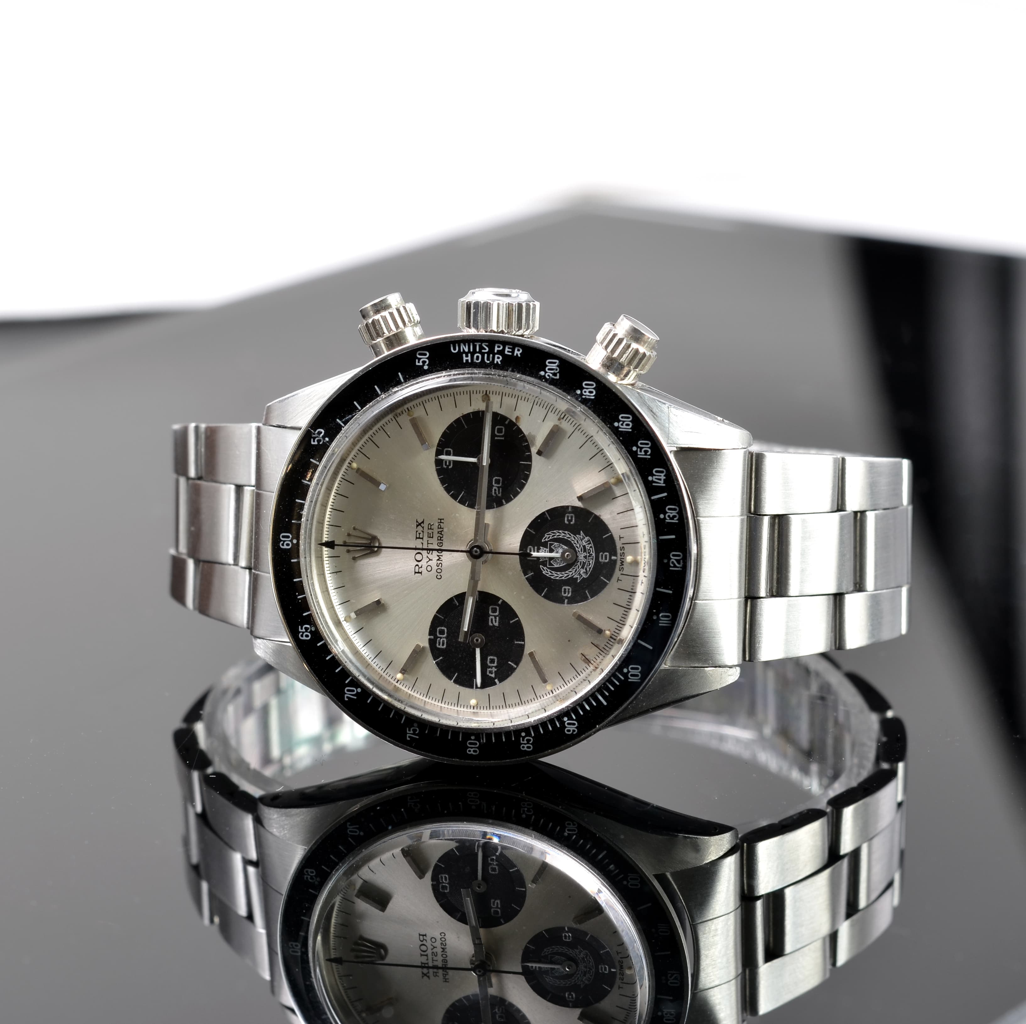 ROLEX DAYTONA Cosmograph 6263 by Bahrain Defense Force dial Full Set 1974’s