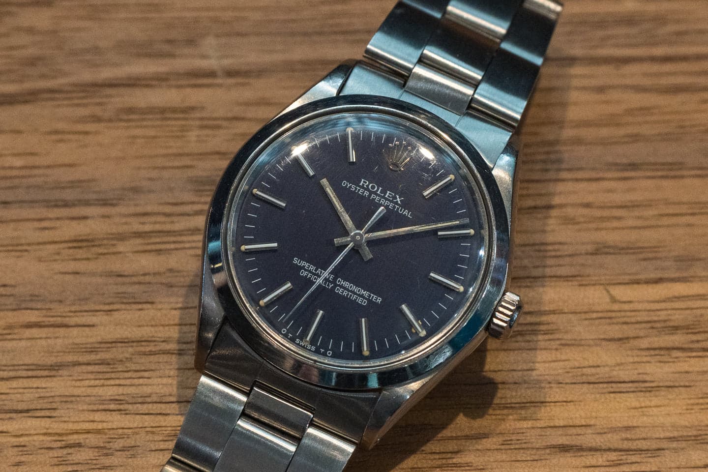 ROLEX VINTAGE MODEL ロレックス オイスターパーペチュアル 1002 ネイビーダイヤル 1971年製