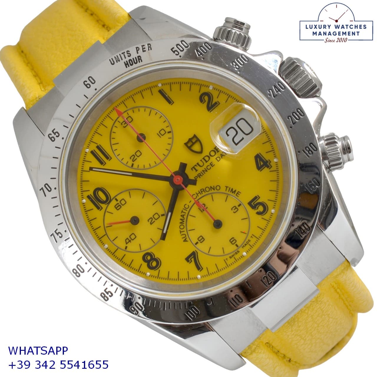 TUDOR OTHER Prince Date chronograph 79280P yellow taxi dial