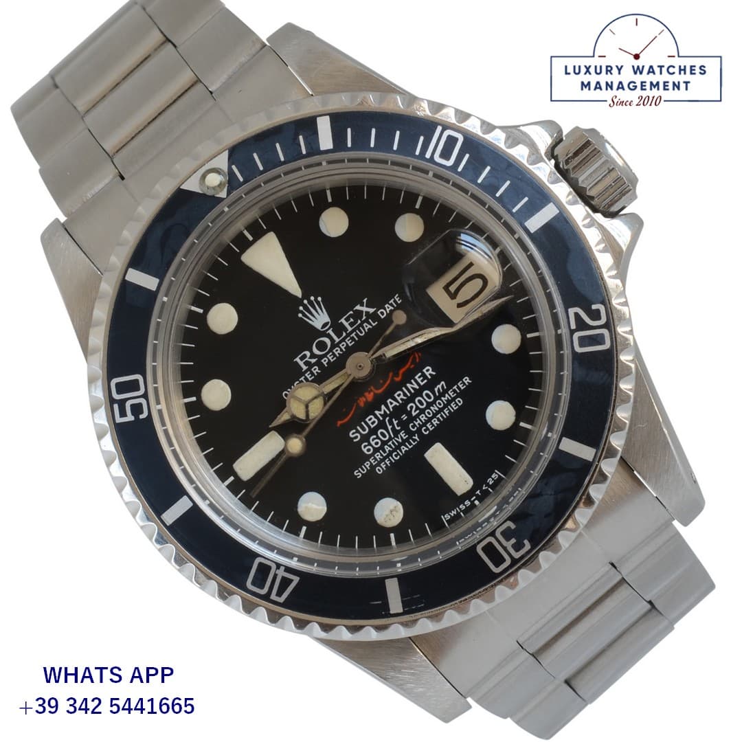 ROLEX SUBMARINER Submariner 1680 Date by Syrian President Hafez al-Assad 1978's