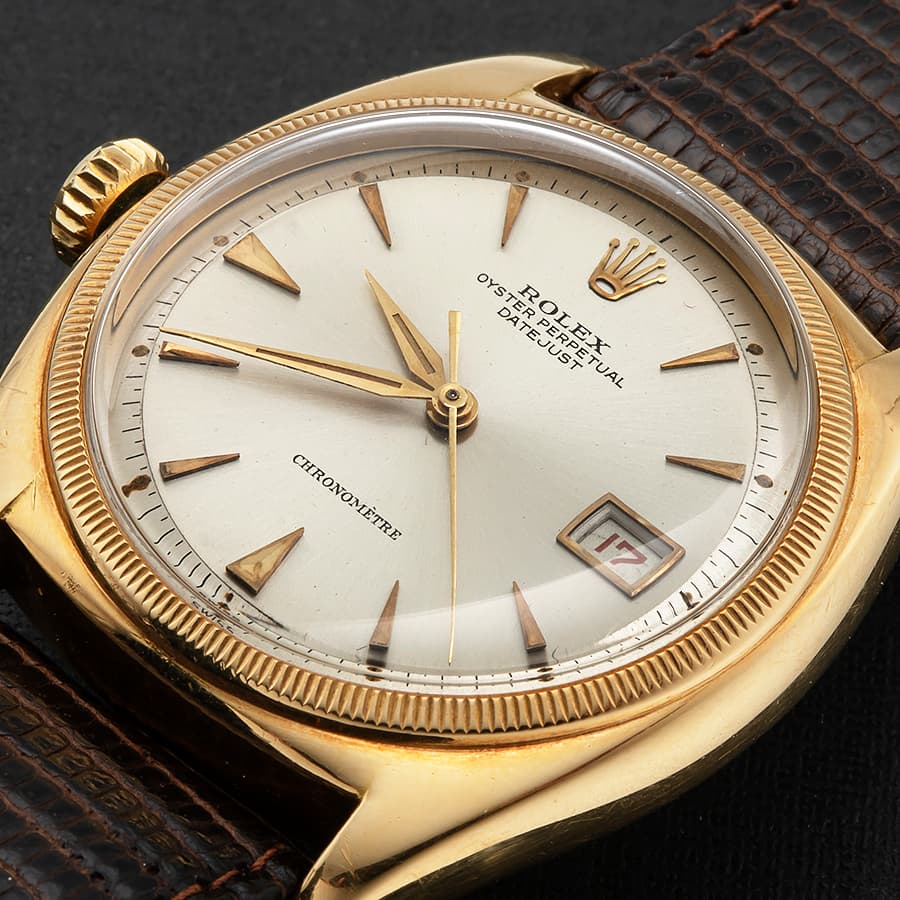 ROLEX DATEJUST Never find same model! Rolex Datejust Ref.6105 "Lefty" Left side crown