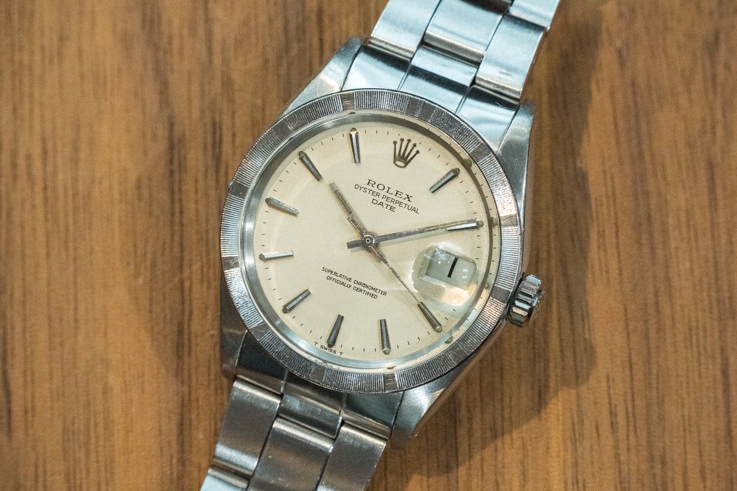 ROLEX PERPETUAL ロレックス オイスターパーペチュアルデイト 1501 エンジンターンドベゼル 1976年製