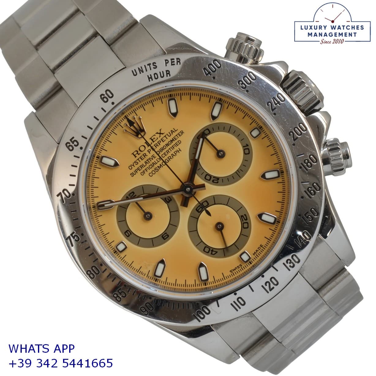 ROLEX DAYTONA Daytona 116520 MK1 Prototype dial without written Daytona Full Set